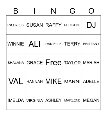 GET-TO-KNOW-YOU BINGO Card