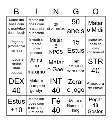 dakr osusls 3 Bingo Card