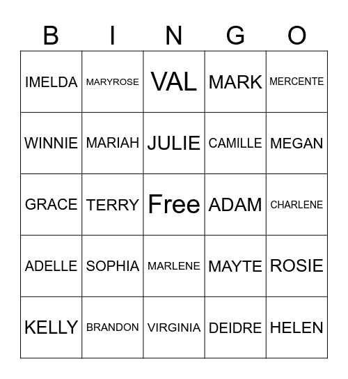 GET-TO-KNOW-YOU BINGO Card