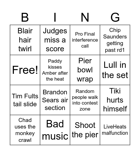 2023 Oktoberfest Bingo Card
