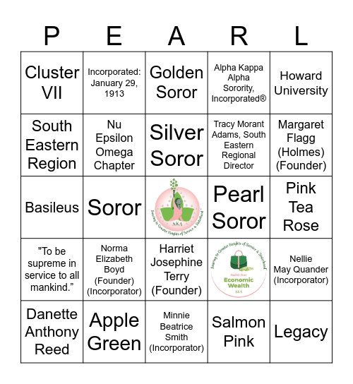 The Pearls That Bind Us! Bingo Card