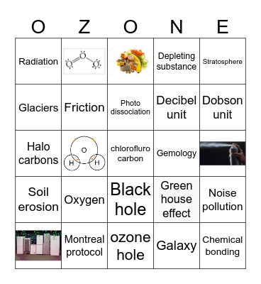 OZONE DAY Bingo Card