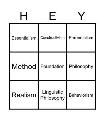 The Ed 103 Bingo Bonanza! Bingo Card