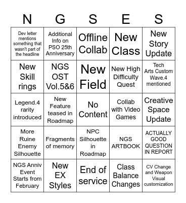 July Headline Bingo Card