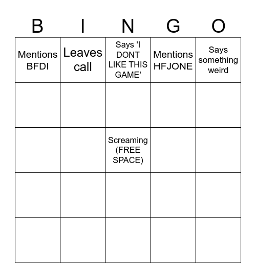 DrawnLettuce's Drawn Bingo Card