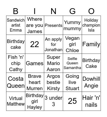 Bingo Game Argos
