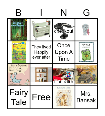 LIBRARY Bingo Card