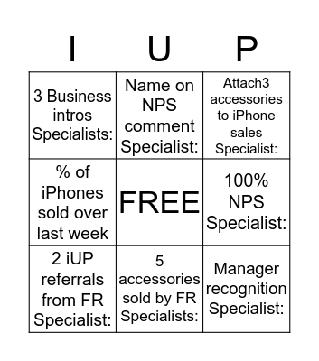 Celebrate Bingo Card