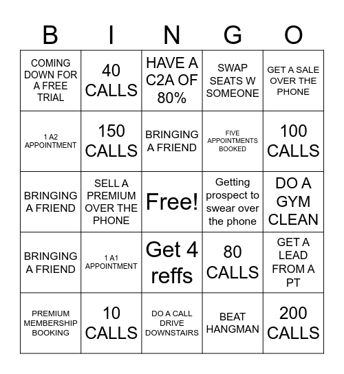 CB CALL DRIVE BINGO Card