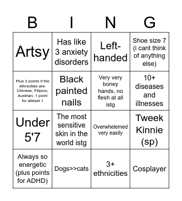 Do you kin Vin? (best guitarizzt ong!) Bingo Card