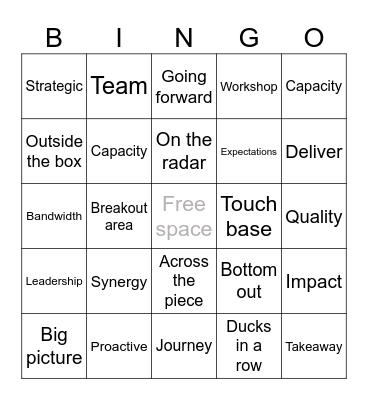 Management BS 🚽 Bingo Card