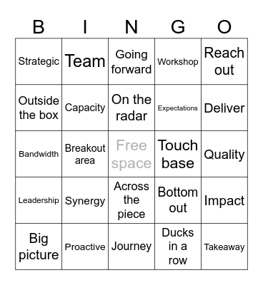 Management BS 🚽 Bingo Card