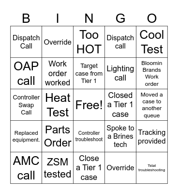 GridPoint Bingo Card