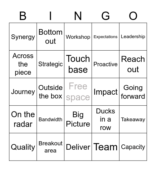 Management BS 🚽 Bingo Card