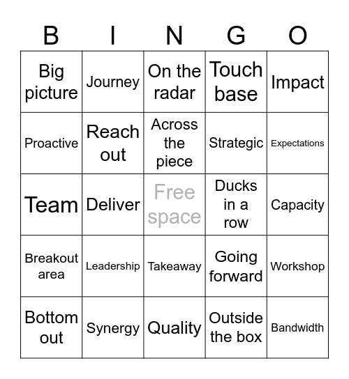 Management BS 🚽 Bingo Card