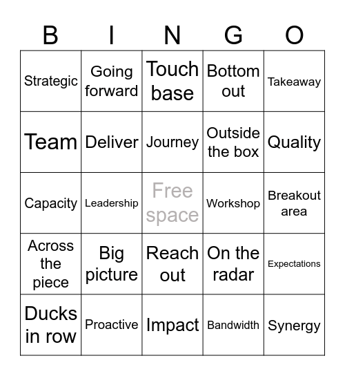 Management BS 🚽 Bingo Card