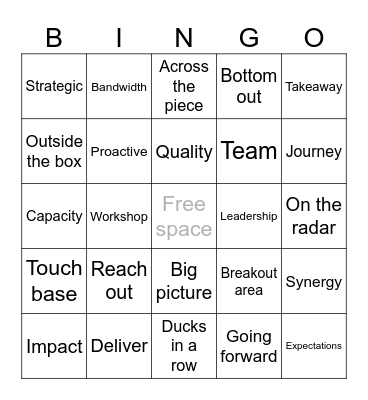 Management BS 🚽 Bingo Card