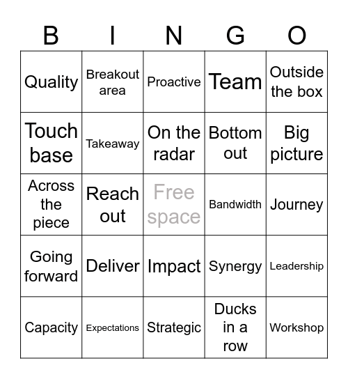 Management BS 🚽 Bingo Card