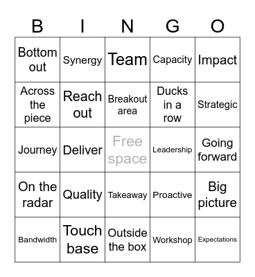 Management BS 🚽 Bingo Card