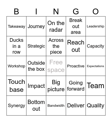Management BS 🚽 Bingo Card