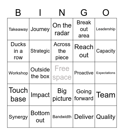 Management BS 🚽 Bingo Card