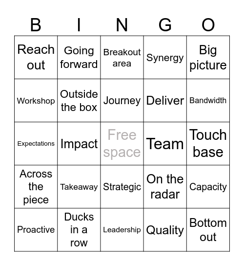 Management BS 🚽 Bingo Card