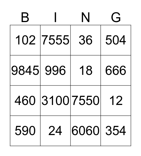 Bingokaart B Bingo Card