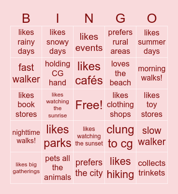 lil space: outdoors! Bingo Card