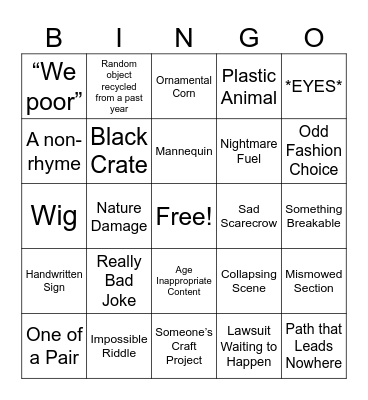 2023 CorMaz Bingo! Bingo Card