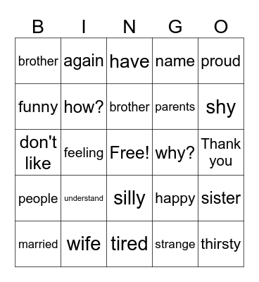Sign it Bingo Card