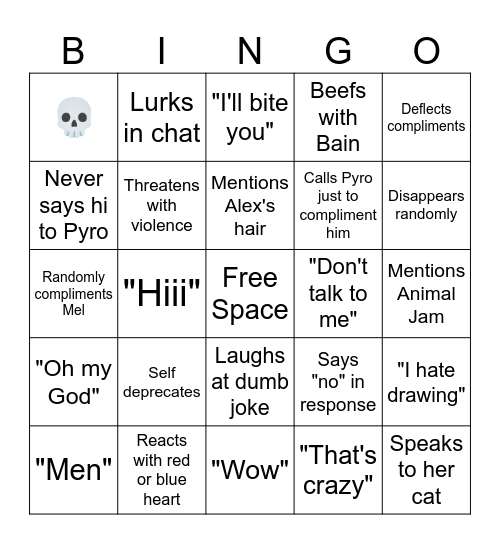 Keo Bingo Card