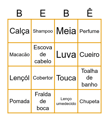 Chá da Aurora Bingo Card
