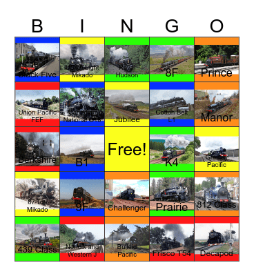 A Potpourri of Steam Bingo Card