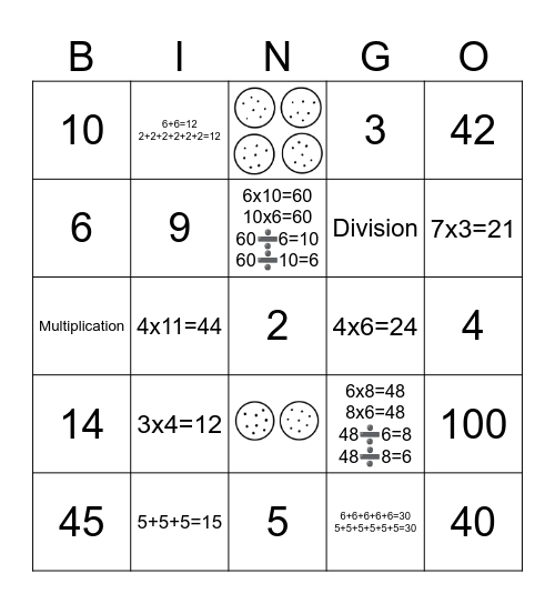 Name: Bingo Card
