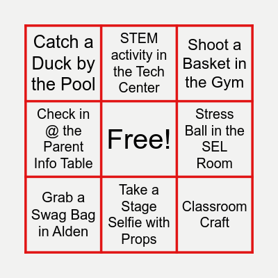 GIW Lights On 2023! Bingo Card