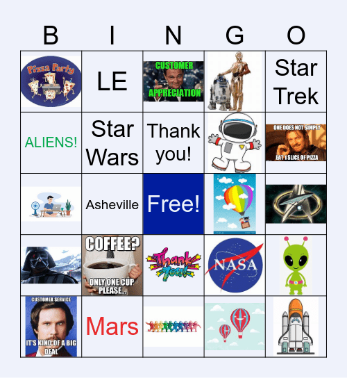 Above & Beyond -- #CSWeek2023 Bingo Card