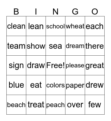 The Dot Bingo Card