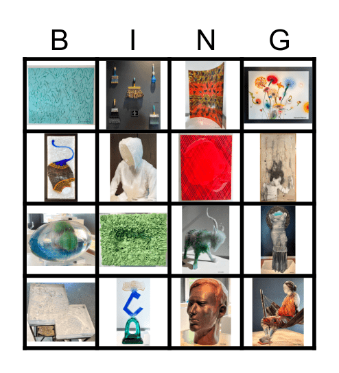 Art Bingo Card