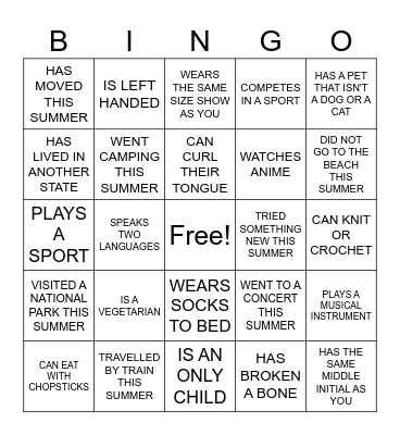 E3 BINGO Card