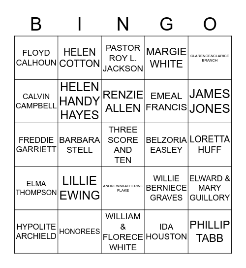 Proclaiming And Exclaiming Our Love! Bingo Card