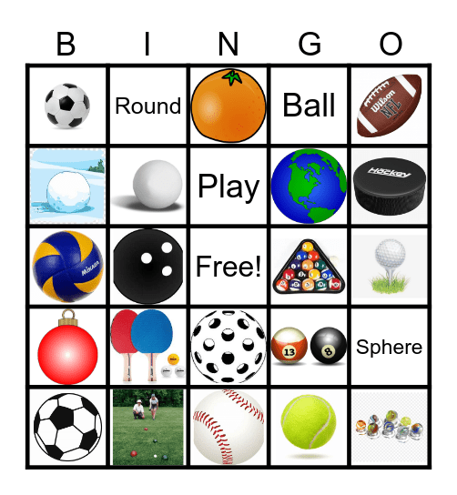 sports Bingo Card
