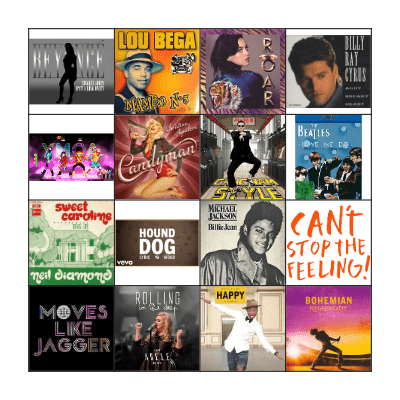 SIMSAM Love me do Bingo Card