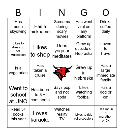 OMAHA WOMEN'S BASKETBALL Bingo Card