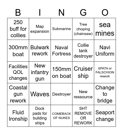 Untitled Bingosssssss Bingo Card