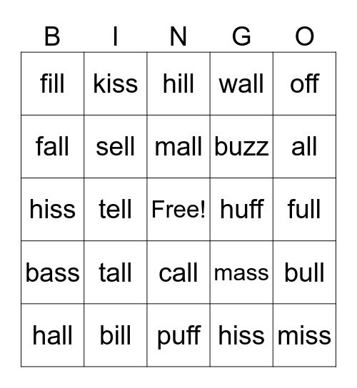 Glued Sounds - am all an Bingo Card