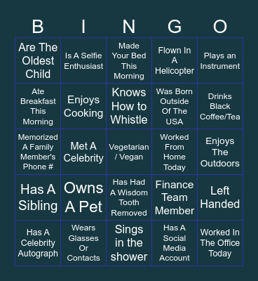 NAMazing Race 2k23! Bingo Card