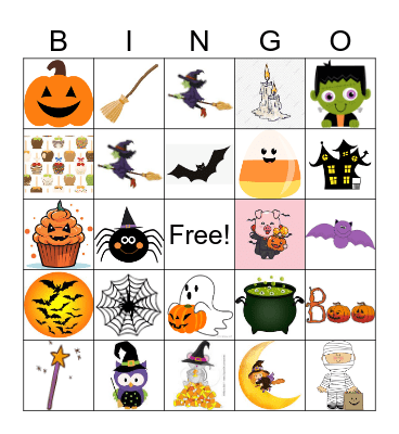 Halloween Bingo Card