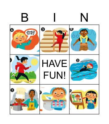 WHAT CAN YOU DO? Bingo Card