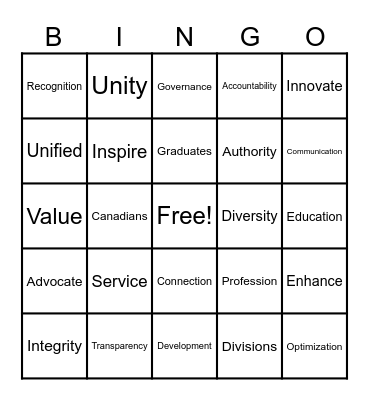 CPA Bingo Card