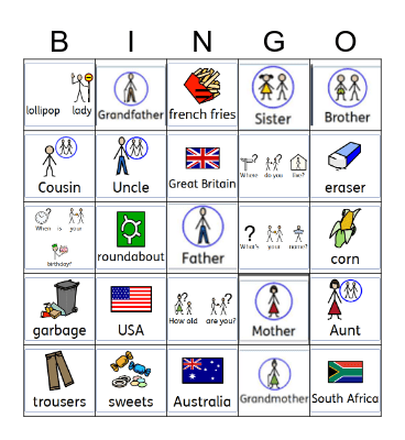 Unit 1 Review Bingo Card